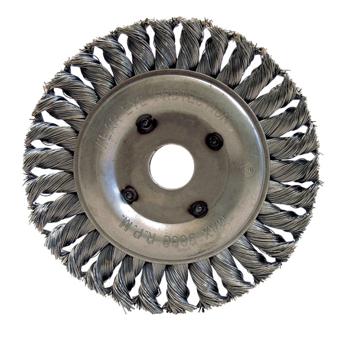 BROSSE CIRCULAIRE FIL ACIER TORSADÉ